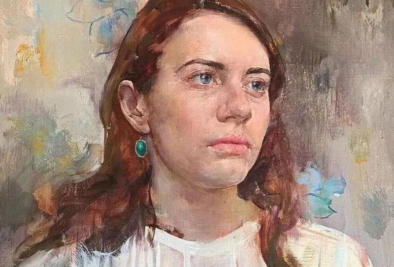 列賓美術學院黃浩紋，筆筆皆是功力